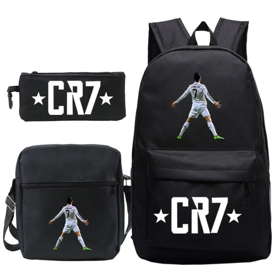 3 pcs CR7 Backpacks