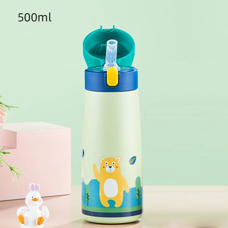 Kids Stainless Steel Straw Thermos