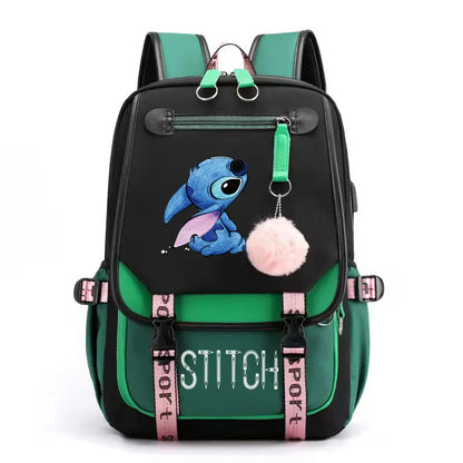 Disney Stitch Mochila Feminina Backpack