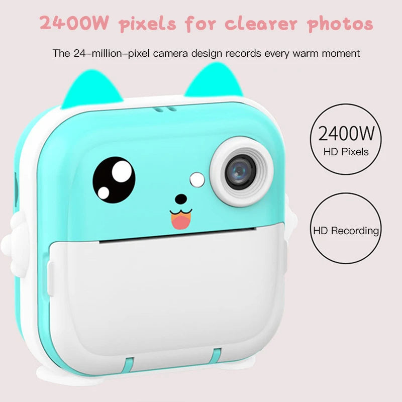 Instant Print Camera for Kids