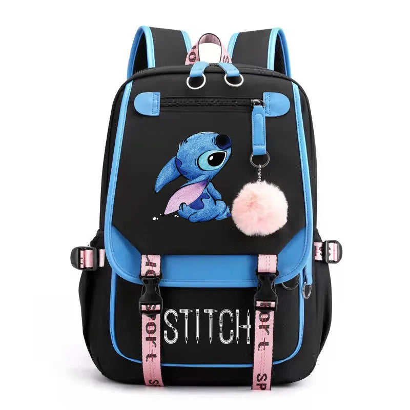 Disney Stitch Mochila Feminina Backpack