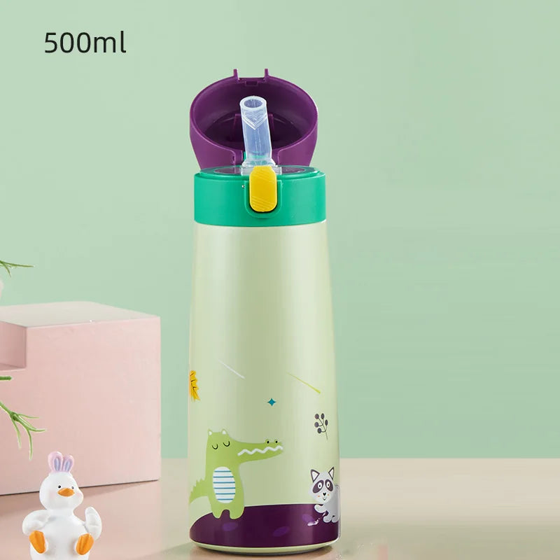 Kids Stainless Steel Straw Thermos