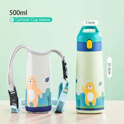 Kids Stainless Steel Straw Thermos