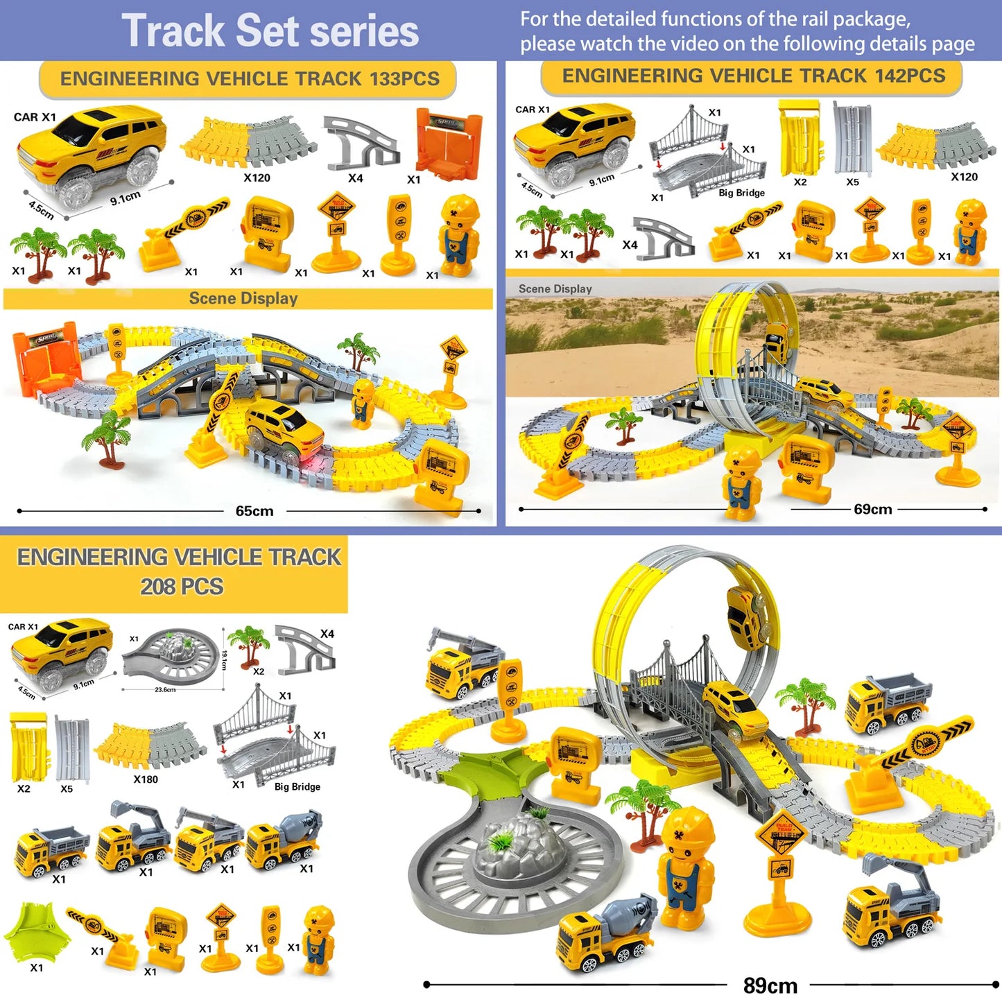 Track Car Train Toys