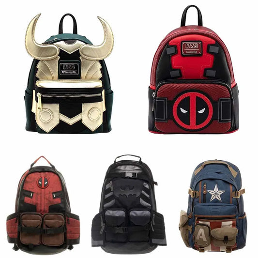 Marvel Avengers Deadpool Captains America Backpack